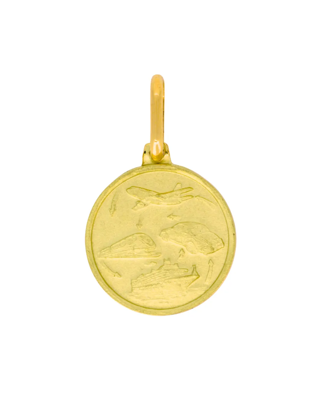 18CT Y/G ST CHRISTOPHER 15mm